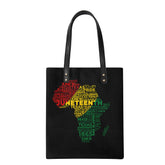 Freedom Rises Leather Ordinary Tote Bag